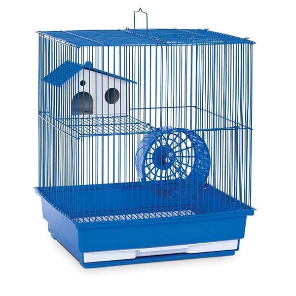 Prevue Pet Products Prevue Pet Products SP2010B Prevue Hendryx Two Story Hamster & Gerbil Cage- Blue SP2010B